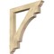 Ekena Millwork Merced Traditional Rough Sawn Bracket, Douglas Fir, 4"W x 36"D x 40"H BKT04X36X40MRC01RDF - alternate 1